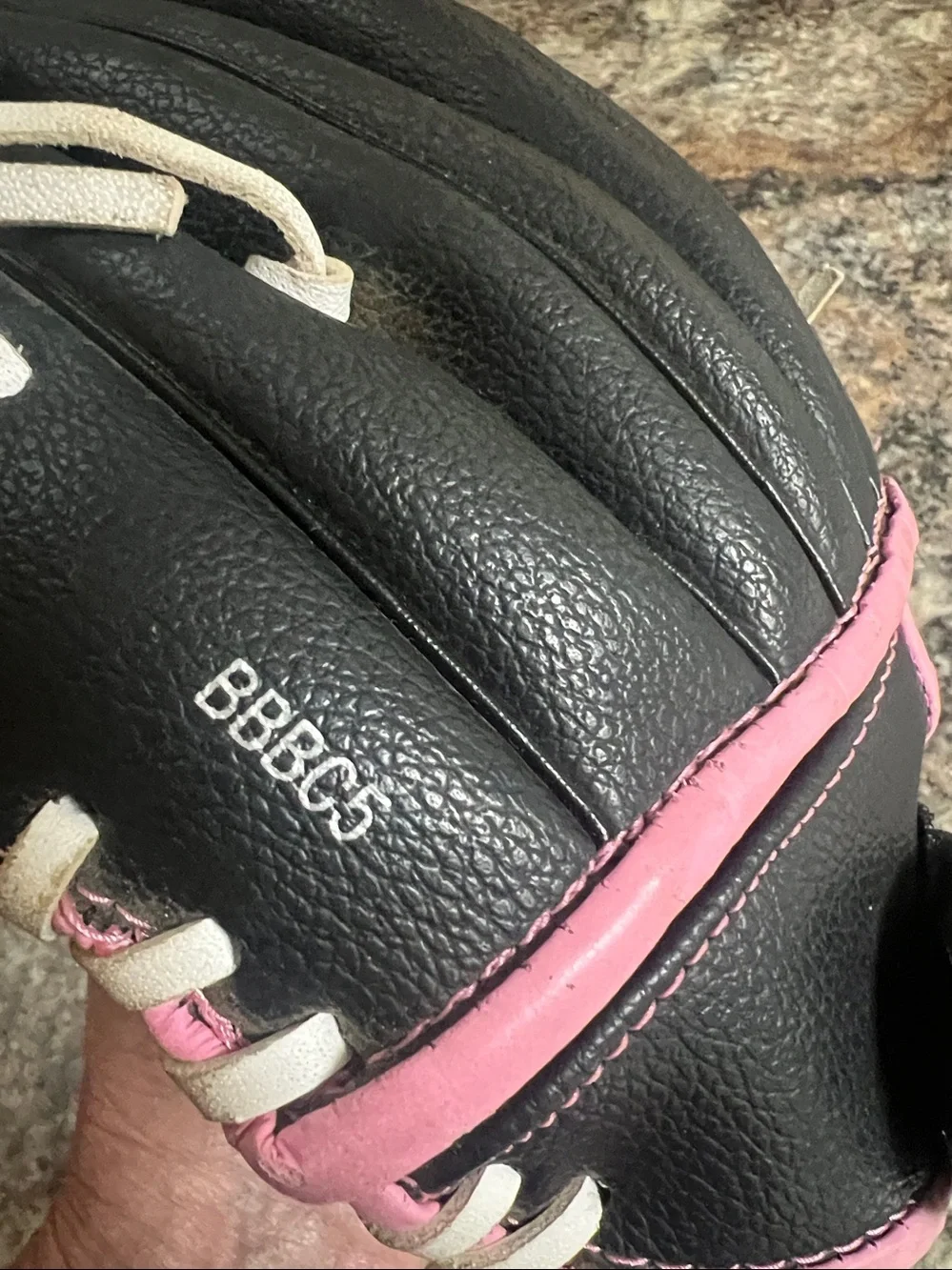 Rawlings Softball Glove Youth Black Pink Fastpitch WFP115
